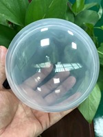 Boule capsule Gacha Gashapon noire, rouge, verte, blanche, jaune, en différentes tailles, 100 mm, en plastique, pour collectionner et exposer