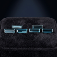 Natürlicher London Blue Topas 5x10mm Baguette-Schliff Lose Edelsteine Drittanbieter-Zertifiziert Großhandel Gopika Marke Für Schmuck