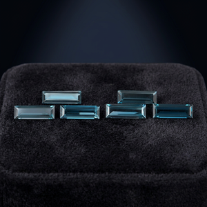 Topacio Azul de Londres Natural al por Mayor, Corte Facetado 5x10mm, Piedras Preciosas Semipreciosas Sueltas para Joyería, Certificado por Terceros en Línea - Product Image 3