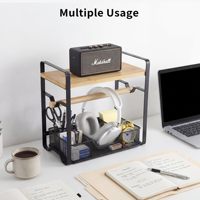 Support d'étiquettes pour imprimante thermique - Distributeur de rouleaux d'autocollants avec tiroir - Support d'étiquettes d'expédition pour rouleaux et étiquettes pliées en éventail