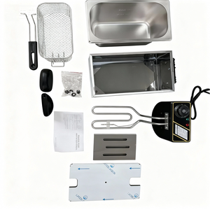 In Stock 6L Electric <strong>Fryer</strong> With Baskets Removable Oil Tank Temperature Adjustable Chicken Countertop <strong>Fryer</strong> Low Price Deep <strong>Fryer</strong> - Product Image 4