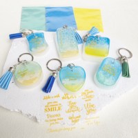 Ensemble de moules en silicone marin TIMESRUI pour porte-clés, pendentif personnalisé, non toxique, adapté aux débutants, cadeau