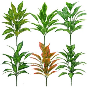 Plantas artificiales de <span class=keywords><strong>agave</strong></span> falsas, arbustos de imitación, arbustos de hierba, flores de plástico para bodas, decoración de hojas verdes para interiores y exteriores - Product Image 1