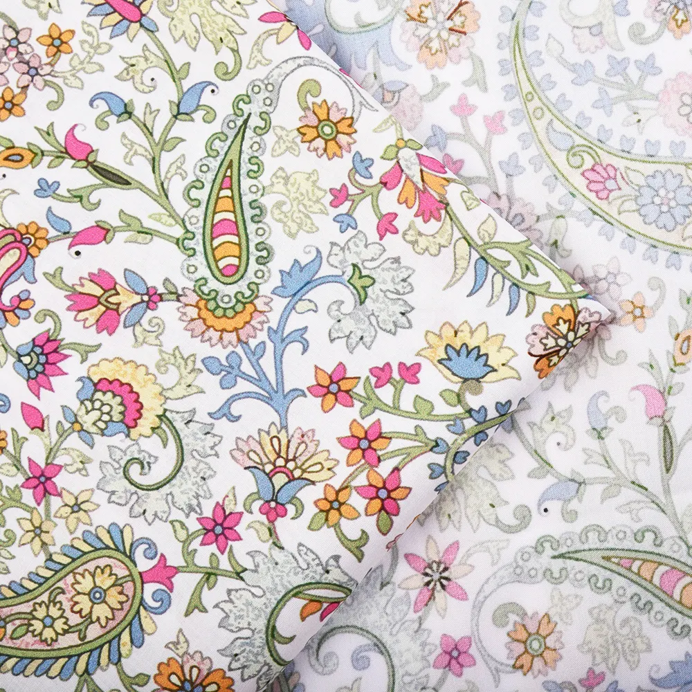 Hot selling 75gsm liberty fabric 100% cotton tana lawn flower fabric for dress