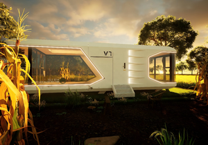 <span class=keywords><strong>Maison</strong></span> capsule <span class=keywords><strong>de</strong></span> luxe V7 préfabriquée, structure en acier détachable, 1 chambre, 1 salon, 2 chambres, hôtel, <span class=keywords><strong>maison</strong></span>, bureau à domicile, villa - Product Image 2