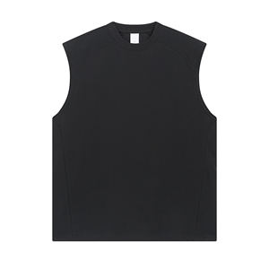 Multi-Panel Oversized Street <b>Vest</b> 2025 <b>Men's</b> Sleeveless Athletic Streetwear - Product Image 1