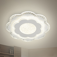 Lustre LED moderne en métal intelligent pour chambre et salon, design en forme de fleur, indice de protection IP33, couleur changeante