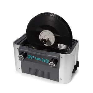 Codyson CS6.1 Limpeza ultrassônica padrão de 5 discos, limpador ultrassônico de discos de vinil