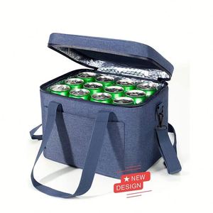 24 Can Leakproof Travel Beer Cold Thermal Bags Beach Summer Picnic Collapsible Custom Soft Cooler Insulated Bag - Product Image 1