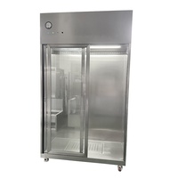 Nouvelle salle de purification d'usine sans poussière en acier inoxydable pour vestiaires, avec FFU de niveau 100, efficacité de filtration de 95% et désinfection
