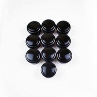 Bouton-poussoir en plastique de 30 mm pour carte de développement DIY, pour pièces de machine de jeu d'arcade, zéro latence et durable, multicolore, 5 millions de cycles