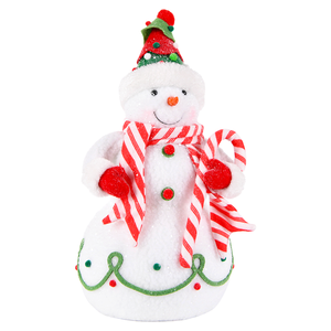 Piccole Statuette di Pupazzo di Neve in Velluto Rosa, Decorazioni Natalizie per Camera da Letto, Articoli per Acquisti all'Ingrosso - Product Image 3