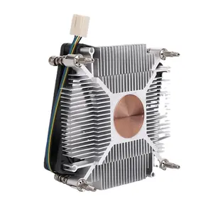 Best Price Slim radiator 4 heatpipe all in one AIO cpu cooler fan heatsink with fan for i5 Intel 1150 1151 1155 1156 1200 1700