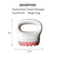 Offre Spéciale : Masseur en Céramique Grand Format, Outil de Massage Corporel et Facial Gua Sha en Céramique