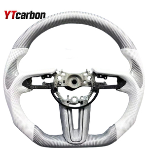 Volante de Fibra de Carbono Forjado con Cuero Perforado Negro Personalizado YTcarbon para <span class=keywords><strong>Mazda</strong></span> 3 CX-30 CX30 CX-<span class=keywords><strong>50</strong></span> <span class=keywords><strong>MX</strong></span>-30 MX30 2020-2025 - Product Image 4
