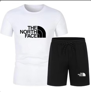 Set di <span class=keywords><strong>pantaloncini</strong></span> t-shirt personalizzati, traspiranti <span class=keywords><strong>e</strong></span> confortevoli, cotone tinta unita in poliestere 2 pezzi da <span class=keywords><strong>uomo</strong></span> - Product Image 3