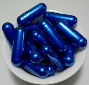 Kapsul Metalik Kosong Gelatin Warna Merah Muda Kapsul Kosong Mutiara - Product Image 2