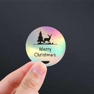 Chinese Manufacturers Specializing Die-cutting Holographic Waterproof Adhesive Sticker for <b>Photo</b> <b>Frame</b> Gift LOGO Label - Product Image 2