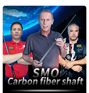 Jflowers SMO Manche de queue de billard en fibre de carbone, pointe de 12,5 mm à faible déflexion, avec broche de fixation rapide 3/8x8 pour remplacement - Product Image 6