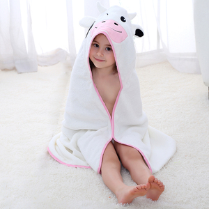 MICHLEY En Gros Vache À Capuche Filles Dormir Serviette - Product Image 2
