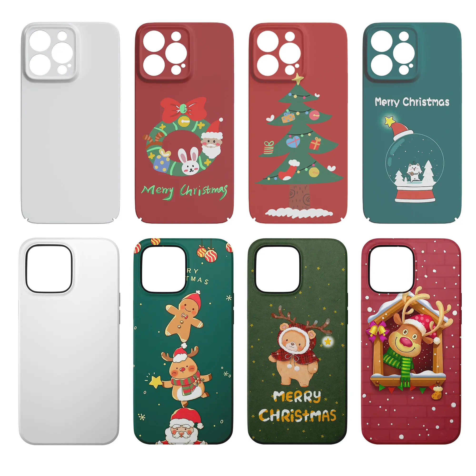 Oopspark Wholesale Blank TPU PC Coating Tough 3D Sublimation Cell Mobile Phone Case Cover For Iphone 15 14 13 12 11 Pro Plus Max