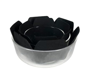 แผ่นรองป้องกันโต๊ะกันรอยขีดข่วนแผ่นรองหม้อซิลิโคนแผ่นป้องกันกระทะซ้อนสำหรับเครื่องครัว - Product Image 2