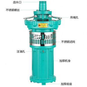 Seawater Large Flow QY Oil-immersed SS <b>Submersible</b> <b>Pump</b> 304 Material Corrosion-resistant - Product Image 4