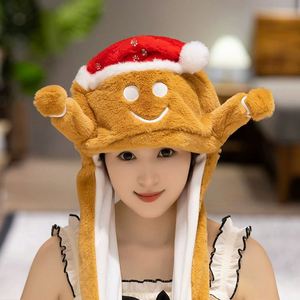 Nouveau Chapeau de Noël 2025 en Gros, Pas Cher, en Peluche Douce, avec Oreilles Mobiles (Airbag), Motifs Cerf, Père Noël, Grinch, Chapeau de Dessin Animé Mignon - Product Image 4