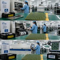 Fabrication de circuits imprimés Rogers HDI sur mesure avec blindage RF/EMI, finition de surface ENIG, épaisseur de cuivre de 35 µm - Services d'assemblage SMT