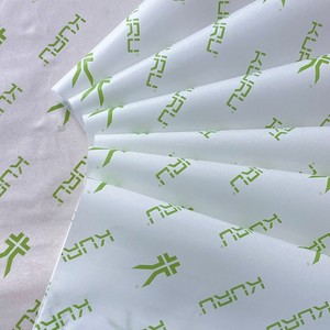 Logotipo impreso personalizado 30g Sydney blanco cuero de vaca papel Kraft Offset Newsprint papel elegante para envolver regalos zapatos y ropa - Product Image 6