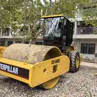 Compacteur à tambour unique Caterpillar CS-683E, 18,8 tonnes, 129 kW, tambour de 2,13 m, modèle 2022, force de compression de 166 kN pour routes