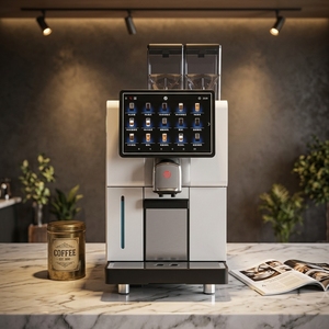 Cafetera Automática Programable Autotronix con Pantalla Inteligente de 10 Pulgadas, Almacenamiento Doble de Granos, Metálica - Product Image 5