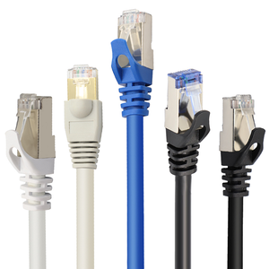 Tùy chỉnh chiều dài 1m 3M 5M 10m 20M 30M 50M RJ45 SFTP CAT7 <span class=keywords><strong>Ethernet</strong></span> LAN Cáp vá dây - Product Image 4