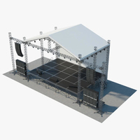 Structure modulaire portable en alliage d'aluminium pour système avec capacité de charge de 750 kg pour concerts de musique et spectacles événementiels