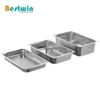 Buffet-Ausrüstung Edelstahl Perforierte Gastronorm-Behälter Dampfgarbehälter