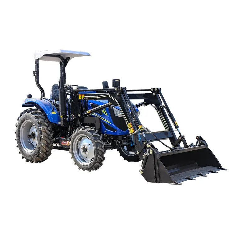 Tractor con cargador frontal para agricultura, camión de granja 4WD, 25-240 HP, precio barato, novedad de fábrica