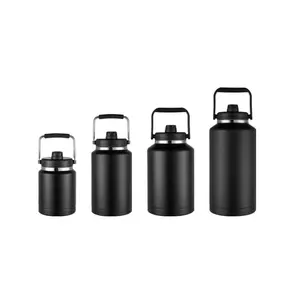 Big Capacity 3.6L/1.8L/4.5L Double Wall Stainless Steel Insulated Copper Coated Water Bottle Jar/Vacuum Flask Thermos Outdoor