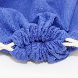 Sacs en toile de coton colorés en gros avec fermeture à cordon, pour farine de riz, avec poche, logo personnalisable, recyclables et résistants à la poussière - Product Image 5
