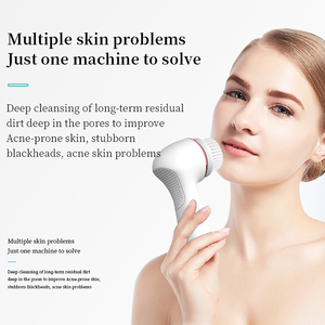 2024 nuevas llegadas 3 en 1 limpiador para el cuidado de la piel cerdas suaves y sedosas masajeador Facial Mini y cepillo de limpieza Facial inalámbrico portátil - Product Image 6