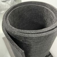 Feutre de carbone à base de pan, pré-oxydé, tissé, résistant aux hautes températures, pour cautérisation, non tissé, uni