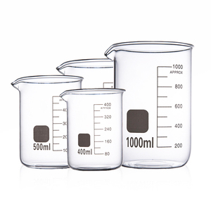Vaso de vidrio borosilicato transparente y grueso de 5-5000 ml para uso en laboratorio - Product Image 3