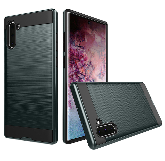 Tschick Wire Drawing TPU+PC Mobile Phone Case Cover for Samsung Galaxy Note 10 9 8 S20 S10 J8 J6 J4 A6 A8 A7 A5 Cover Case