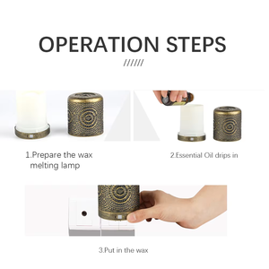 โคมไฟน้ำมันหอมระเหยอโรมาเธอราพีอัตโนมัติสำหรับใช้ในบ้านโรงแรม - Product Image 6