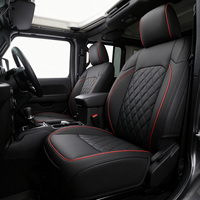 Fundas de Asiento de Coche Personalizadas GANE, Exclusivas, Completamente Cerradas, de Cuero Nappa, para Subaru, Ford, GMC, Jeep Wrangler, Civic, para Todas las Estaciones