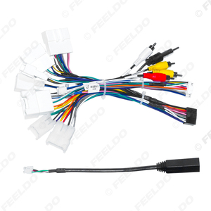 Harnais de câblage stéréo 16 broches avec boîte Canbus pour Toyota Prado/RAV4/adaptateur de fil d'installation Radio Audio - Product Image 4