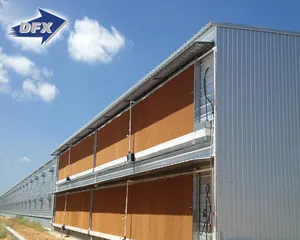 Fabrika doğrudan tedarik Metal çelik yapı malzemeleri çelik yapı prefabrik küçük tavuk kanatlı ev