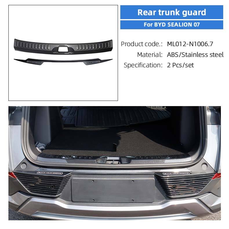 Garde coffre arrière