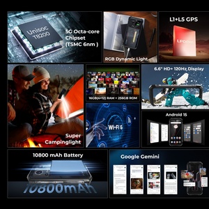 5G hotwav สมาร์ทโฟนสุดแกร่ง4 + 256GB Android 15แคมป์ไฟ10800mAh Gemini Ai โทรศัพท์ Android hotwav Hyper 7S - Product Image 6