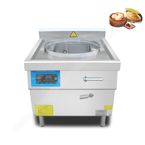Cocina comercial Cocina Gas Siete agujeros Dim Sum Horno de vapor Horno de Bollo al vapor electromagnético - Product Image 3