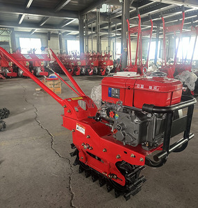 Offre Spéciale piste chenille Micro-tiller agricole terres arables labourage roue unique tournant le sol fossé désherbage Machine - Product Image 6